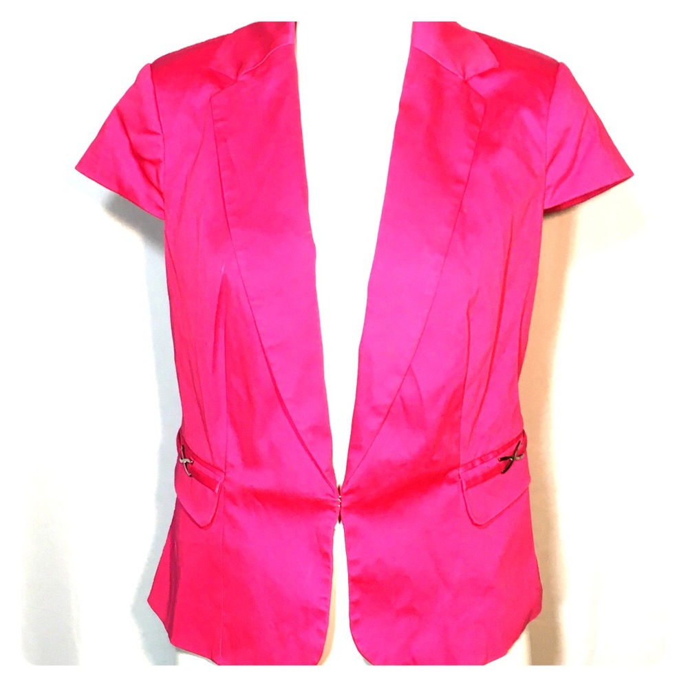 New York & Company, Hot Pink, short sleeve blazer